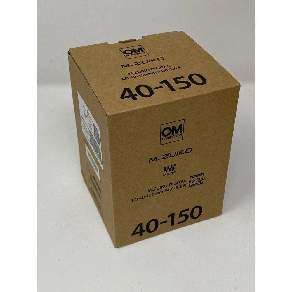 Olympus OM SYSTEM M.Zuiko Digital ED 40-150mm f/4-5.6 R Lens Black MFT NEW